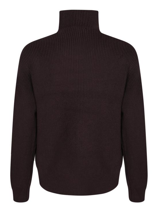 26FW 오피신 제네랄 집업 니트 W25MKNT316 ICED COFFE Brown - OFFICINE GENERALE