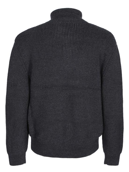 26FW 오피신 제네랄 집업 니트 W25MKNT318 DKOLBEIGE Green - OFFICINE GENERALE