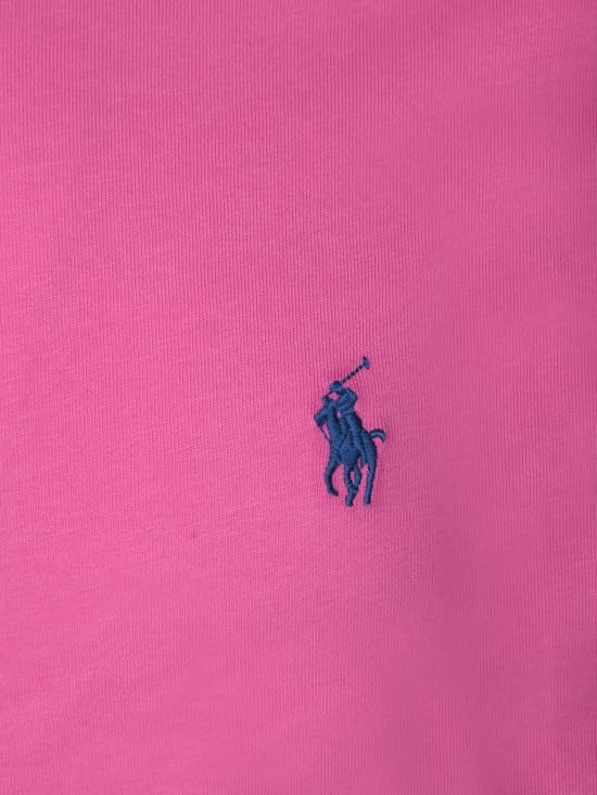 25SS 폴로 랄프로렌 포니로고 자수 반팔 티셔츠 710671438 405 Pink - POLO RALPH LAUREN
