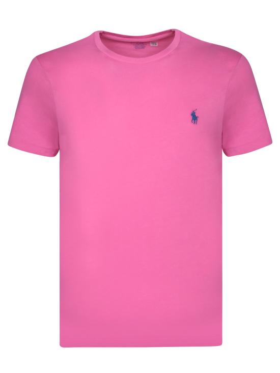 25SS 폴로 랄프로렌 포니로고 자수 반팔 티셔츠 710671438 405 Pink