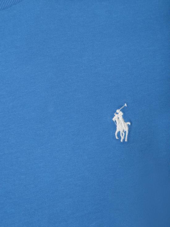 25SS 폴로 랄프로렌 포니로고 자수 반팔 티셔츠 710671438 411 Blue - POLO RALPH LAUREN