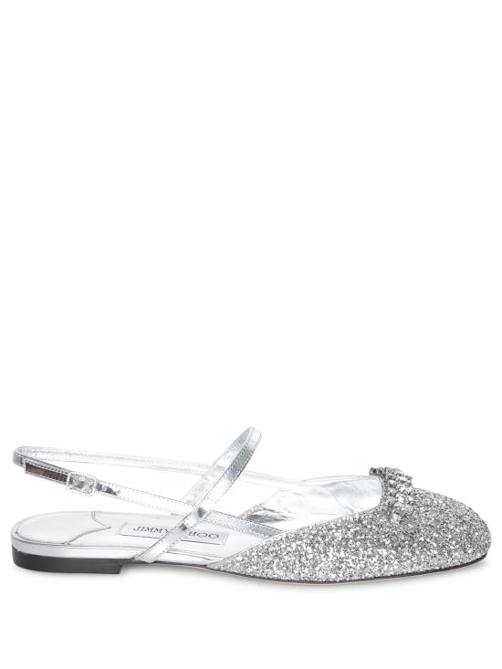 26FW 지미추 플랫 슈즈 J000177349 001367 Metallic