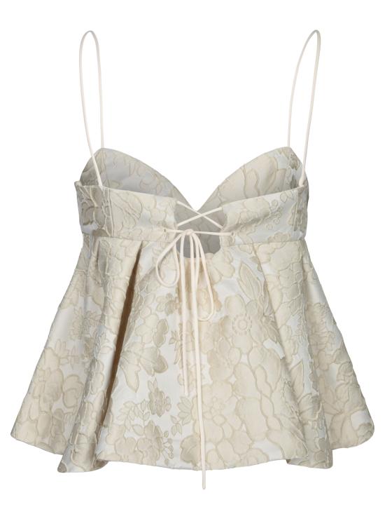 26FW 라 더블제이 민소매 티셔츠 TOP0158 JCQ111PEO0 WH04 Beige - LA DOUBLEJ