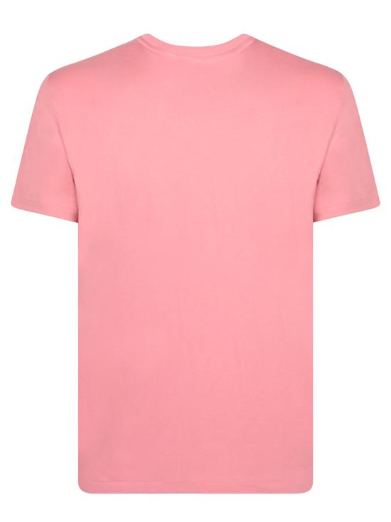 26FW 폴로 랄프로렌 포니로고 자수 반팔 티셔츠 710671438 433 Pink - POLO RALPH LAUREN
