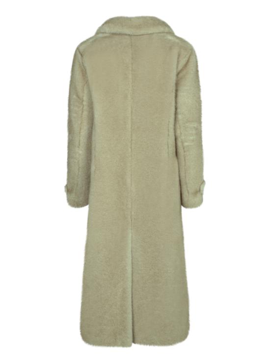 26FW 에르노 얼터너티브 멜란지 밍크 퍼 코트 GC000545D 12739 1985 White - HERNO