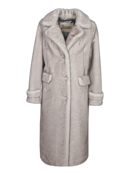 26FW 에르노 얼터너티브 멜란지 밍크 퍼 코트 GC000545D 12739 9410 Grey