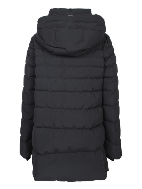 26FW 에르노 2 레이어 후드 다운 자켓 PI002091D 12840 9300 Black - HERNO