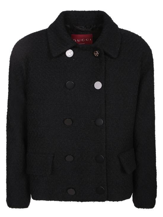 26FW 구찌 울 부클레 재킷 823781 Z7AU9 1000 Black