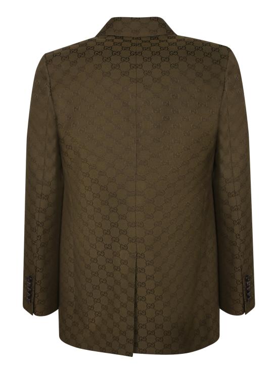 26FW 구찌 더블 브레스트 블레이저 831993 Z7AH8 3602 Green - GUCCI