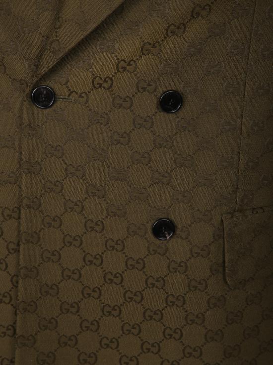 26FW 구찌 더블 브레스트 블레이저 831993 Z7AH8 3602 Green - GUCCI