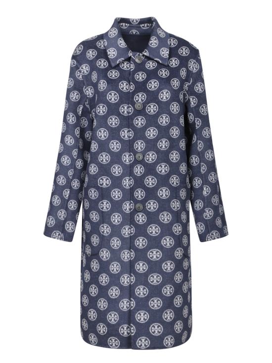 26FW 토리버치 코트 176455 437 Blue - TORY BURCH