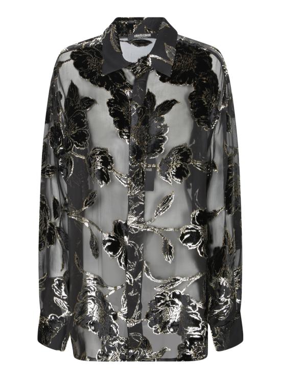 26FW 로베르토 카발리 블라우스 VNT723 FC006 Z0309 Black - ROBERTO CAVALLI