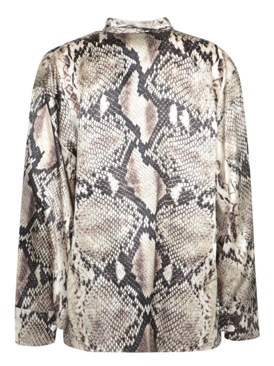 26FW 로베르토 카발리 블라우스 VWT712 TYQ75 05579 Beige - ROBERTO CAVALLI
