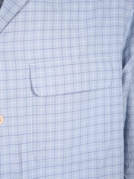 26FW 선플라워 긴팔 셔츠 1262 BLUE CHECK Blue - SUNFLOWER