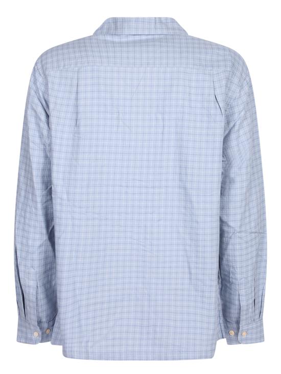26FW 선플라워 긴팔 셔츠 1262 BLUE CHECK Blue - SUNFLOWER