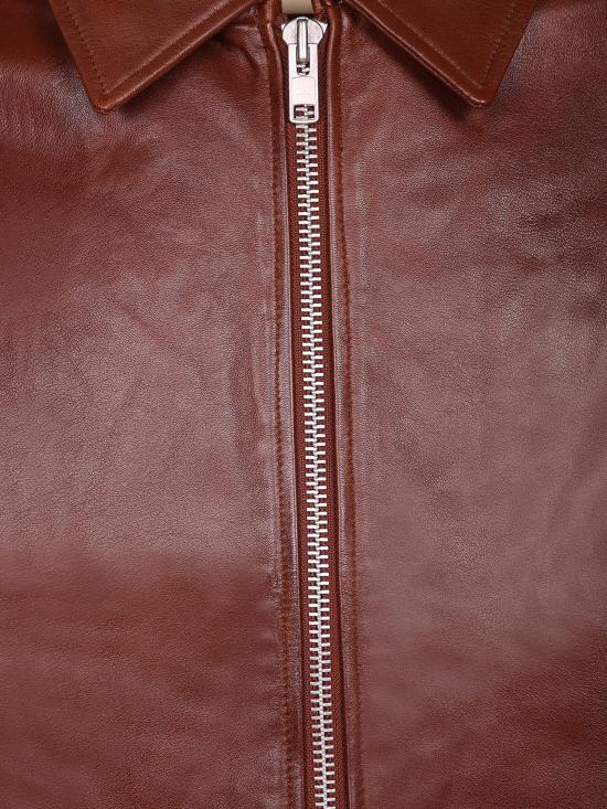 26FW 선플라워 가죽 자켓 6041 COGNAC Brown - SUNFLOWER