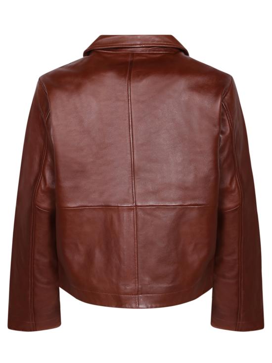 26FW 선플라워 가죽 자켓 6041 COGNAC Brown - SUNFLOWER