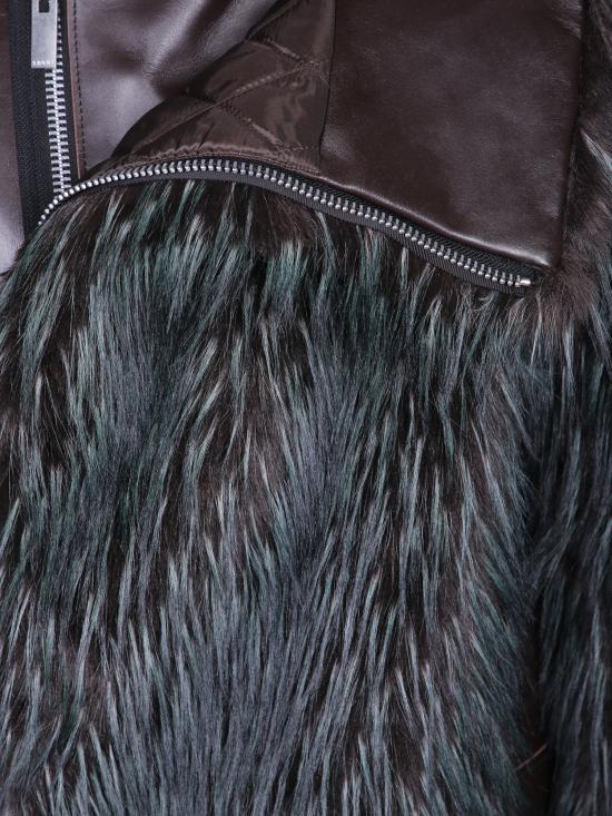 26FW 사카이 무스탕 2508237 613 Brown - SACAI