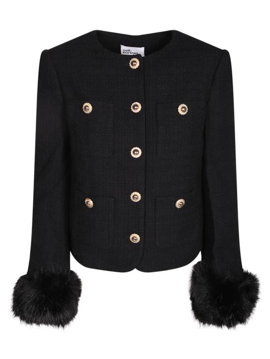 26FW 셀프 포트레이트 자켓 AW25088JB BLACK