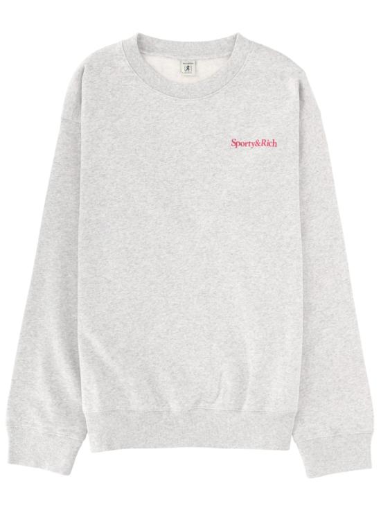 25FW 스포티앤리치 긴팔 티셔츠 ST07167300GY03 HEATHERGREY