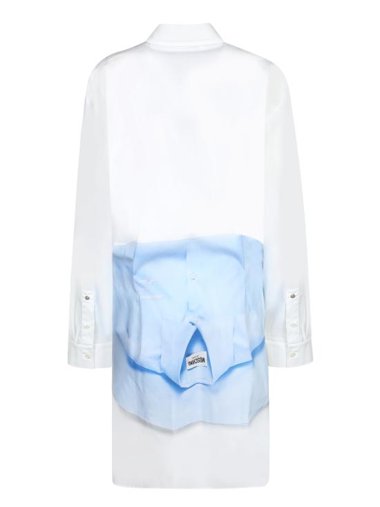 26SS 모스키노 미디 원피스 0425 3231 3001 White - MOSCHINO