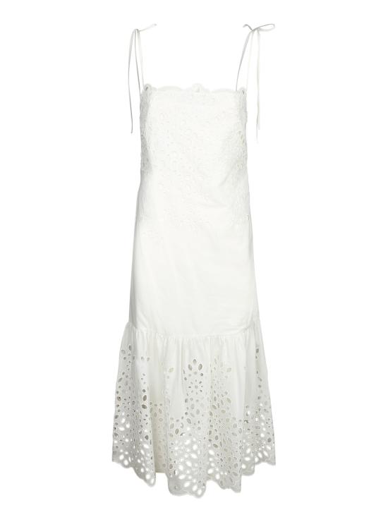 26SS 모스키노 미디 원피스 0452 3251 0002 White