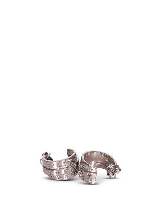 26FW MM6 메종마르지엘라 미니멀 로고 이어링 SM7VG0056 SV0310 950 Metallic - MM6 MAISON MARGIELA
