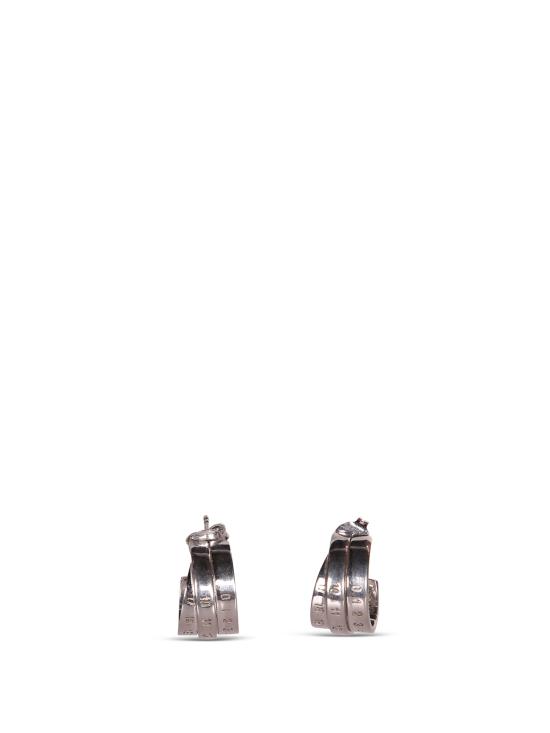 26FW MM6 메종마르지엘라 미니멀 로고 이어링 SM7VG0056 SV0310 950 Metallic