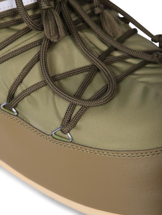 26FW 문부츠 아이콘 나일론 로우 부츠 80D1409340 M006 Green - MOON BOOT