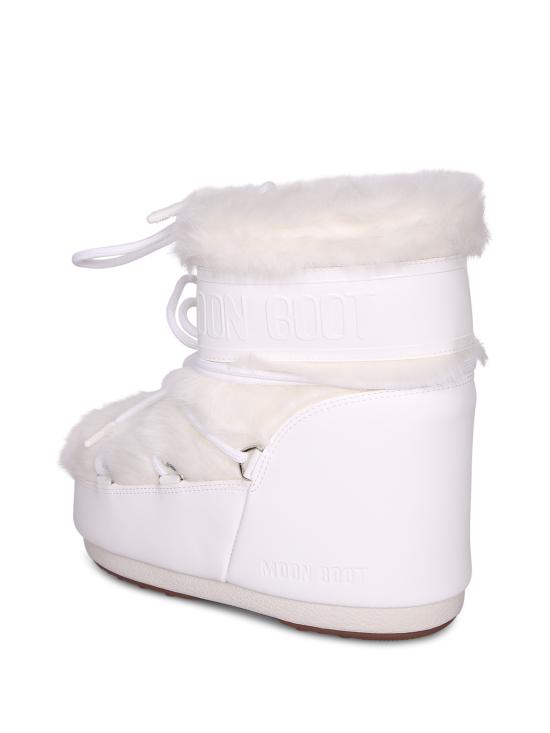 26FW 문부츠 아이콘 나일론 로우 부츠 80D1409340 A009 White - MOON BOOT