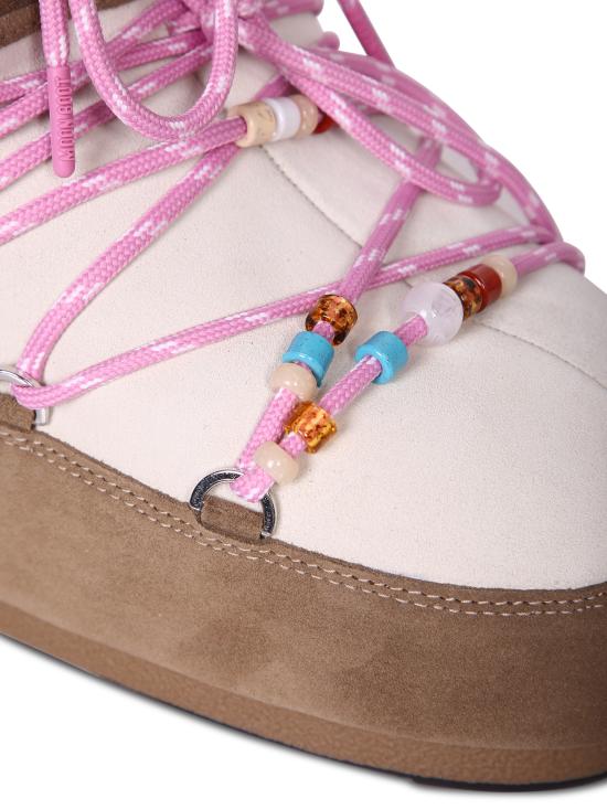 26FW 문부츠 아이콘 나일론 로우 부츠 80D1409730 BL43 Beige - MOON BOOT