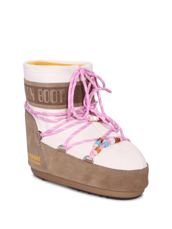 26FW 문부츠 아이콘 나일론 로우 부츠 80D1409730 BL43 Beige - MOON BOOT