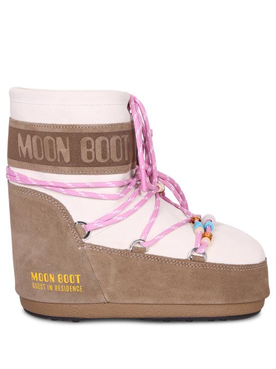 26FW 문부츠 아이콘 나일론 로우 부츠 80D1409730 BL43 Beige
