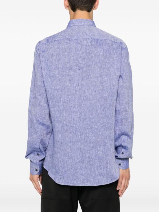 26FW 엠포리오 아르마니 긴팔 셔츠 EM000099 TE10157OB003 INK - EMPORIO ARMANI