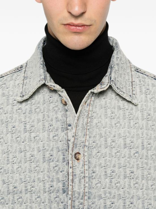 26FW 엠포리오 아르마니 긴팔 셔츠 EM006497 AF27500MB003 LIGHT BLUE - EMPORIO ARMANI