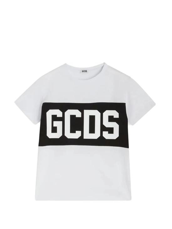 26SS [키즈] 지씨디에스 티셔츠 Z0UJQC585J105 100B OPTIC WHITE BLACK