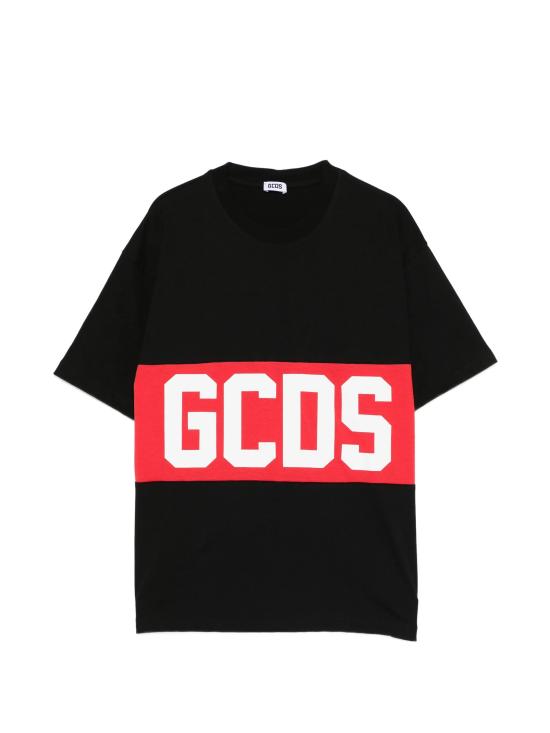 26SS [키즈] 지씨디에스 티셔츠 Z0UJQC585J105 999R BLACK RED