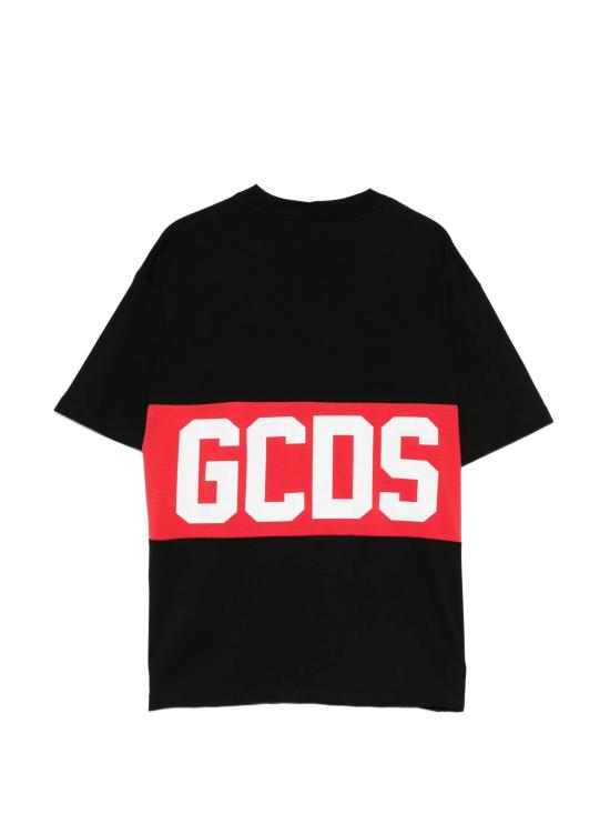 26SS [키즈] 지씨디에스 티셔츠 Z0UJQC585J105 999R BLACK RED - GCDS