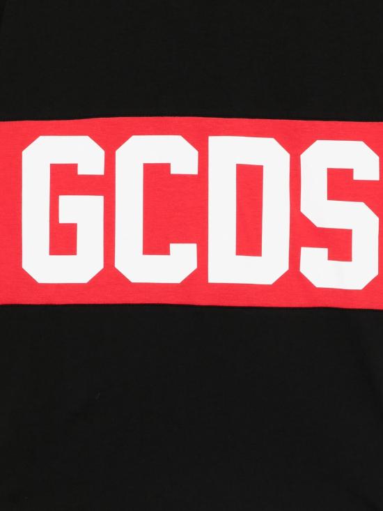 26SS [키즈] 지씨디에스 티셔츠 Z0UJQC585J105 999R BLACK RED - GCDS