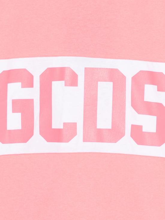 26SS [키즈] 지씨디에스 티셔츠 Z0UJQC585J105 566A FUCHSIA FLUO WHITE - GCDS