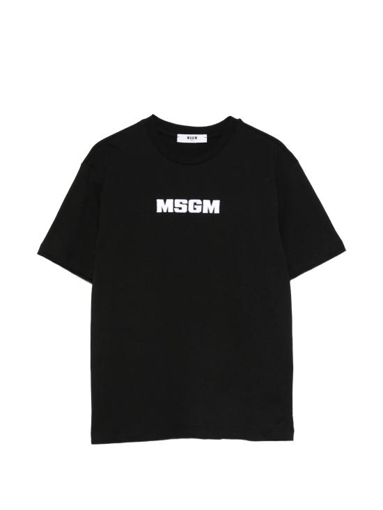 26SS [키즈] 엠에스지엠 티셔츠 S6MSJUTH072 110 NERO
