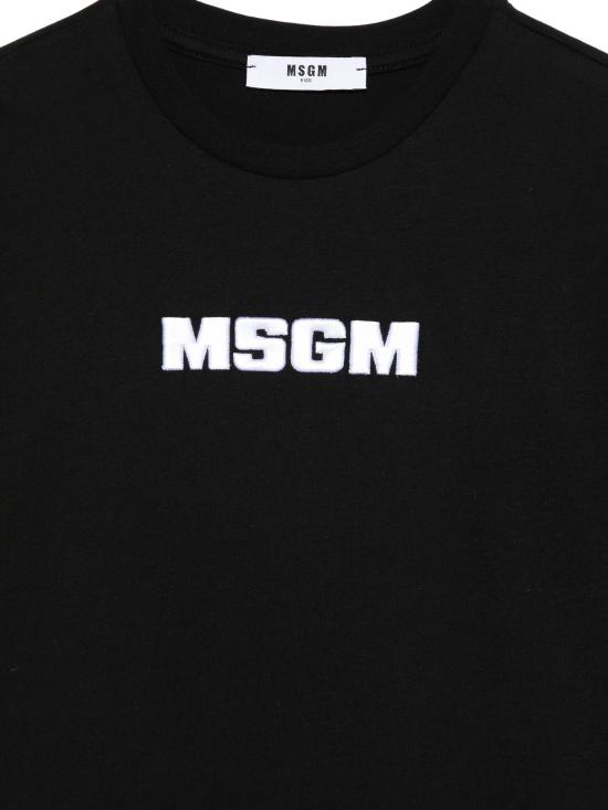 26SS [키즈] 엠에스지엠 티셔츠 S6MSJUTH072 110 NERO - MSGM