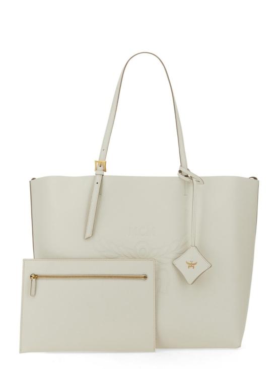  엠시엠 숄더백 MWPESAC05 WG White - MCM