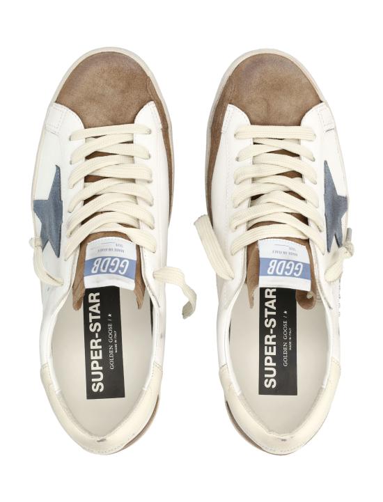 26FW 골든구스 스니커즈 GMF00102F008695 83401 WHITE BROWN BLUE - GOLDEN GOOSE