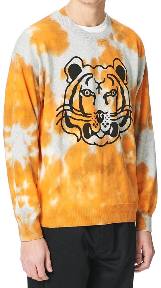 26FW 겐조 긴팔 티셔츠 10059789926686 ORANGE - KENZO