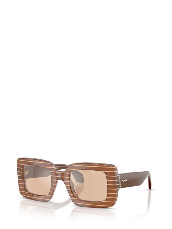 26FW 조르지오 아르마니 선글라스 AR8241U 63112S STRIPED PEACH GOLD BLOCK - GIORGIO ARMANI