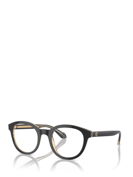 26FW 조르지오 아르마니 안경 AR7256 6084 TOP BLACK TRANSPARENT ORANGE - GIORGIO ARMANI