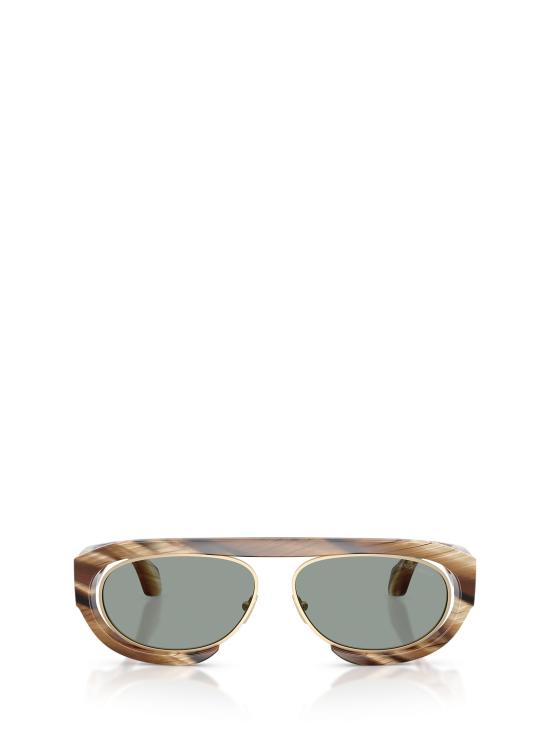 26FW 조르지오 아르마니 선글라스 AR8239 6065 1 HORN BROWN