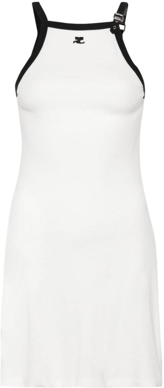  쿠레쥬 숏 원피스 124JRO364JS00700098 WHITE