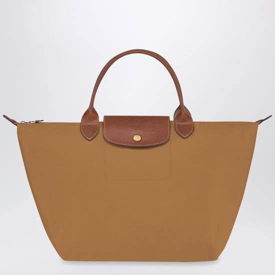 26SS 롱샴 르 플리아쥬 오리지널 M 탑핸들백 L1623089 Beige